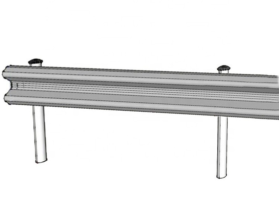 GI Materials Highway Guardrail Roll Forming Machine met 380V 50Hz stroomtoevoer en 350Mpa opbrengststerkte