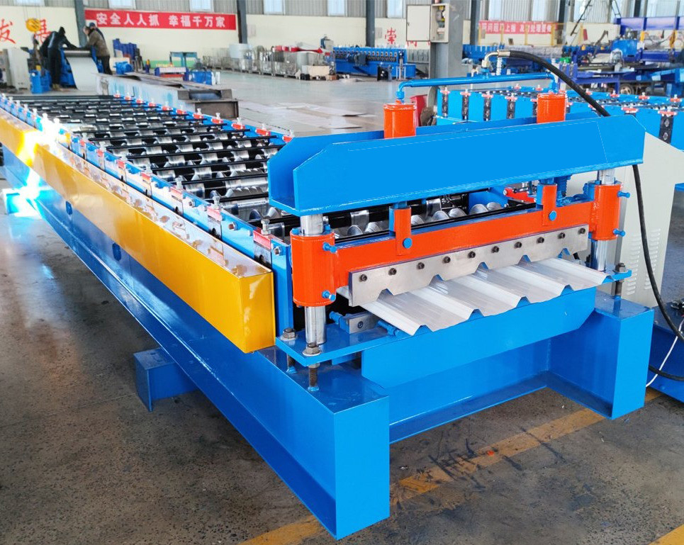 Rib Type Ibr Roof Tile-Broodje die Machine 3 vormen Fase