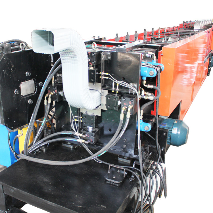 100 MM. kleuren Staal om Downspout Broodje Vormt Automatisch Machinemetaal