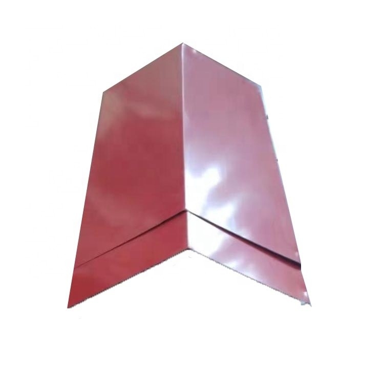 Hoektype de Machine van Ridge Cap Roof Roll Forming met Hydraulische Pers en Knipsel