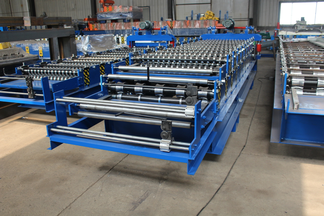ISO 15-30m/Min Trapezoidal Roll Forming Machine plooide Broodje Makend Machine