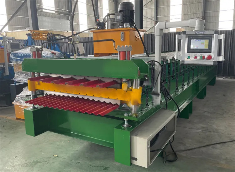 Ibr en Golf Dubbel Laagbroodje die Machine volledig Geautomatiseerd Plc Controle vormen