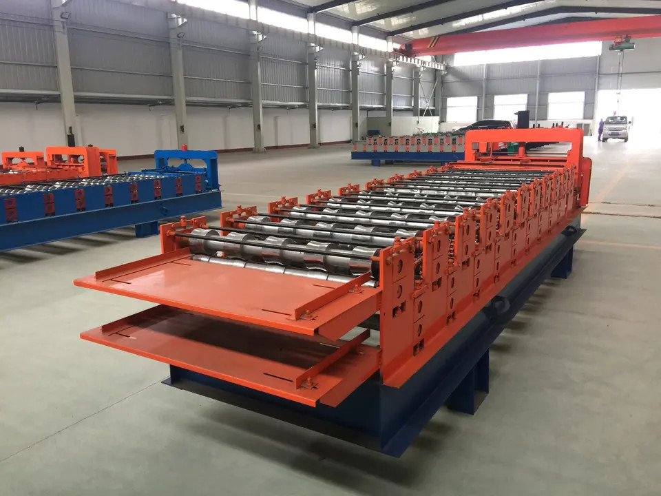 840 900 walst het Dubbele Laagibr Type Dak het Vormen van Machineplc Controle koud