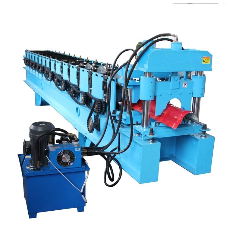 Van het het Broodjesmetaal van het kleurenstaal de Controle van het Dakridge cap roll forming machine PCL