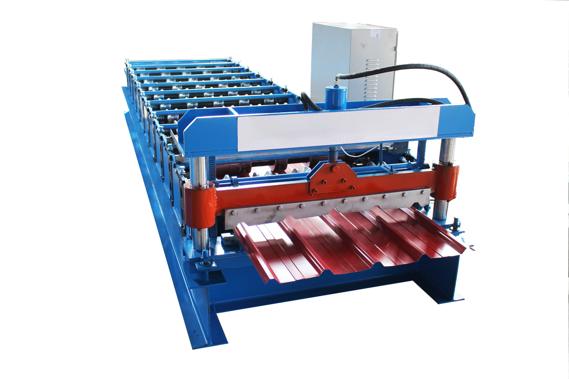 Fabrieksprijs 2,5T Wandpaneel Roll Forming Machine Hydraulisch Snijden Met 50mm Schacht Diameter