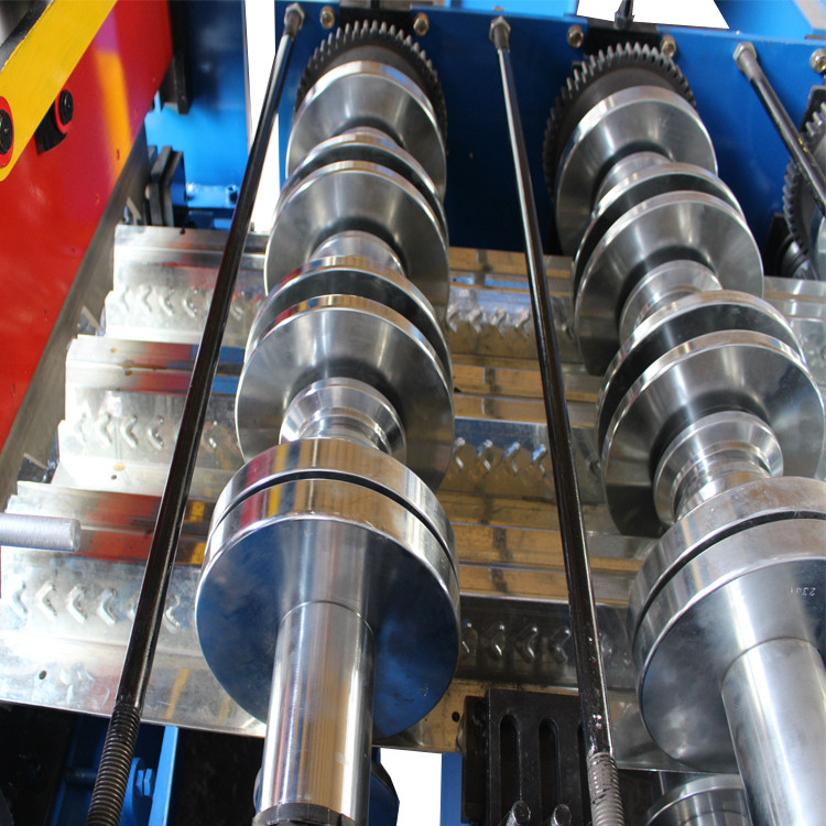 8-15 m/min snelheid vloerdek rollenvormende machine met ±2 mm snijvermogen