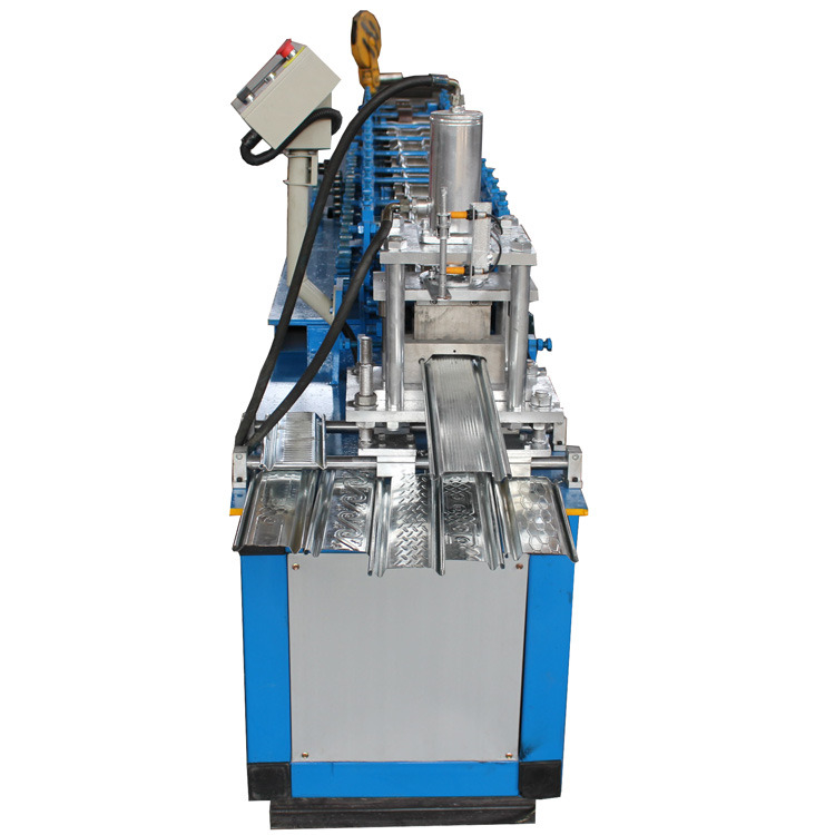Gegalvaniseerde stalen spoel PLC-gecontroleerde rollenvormende machine 0,8-1,2 mm Hydraulisch snijden