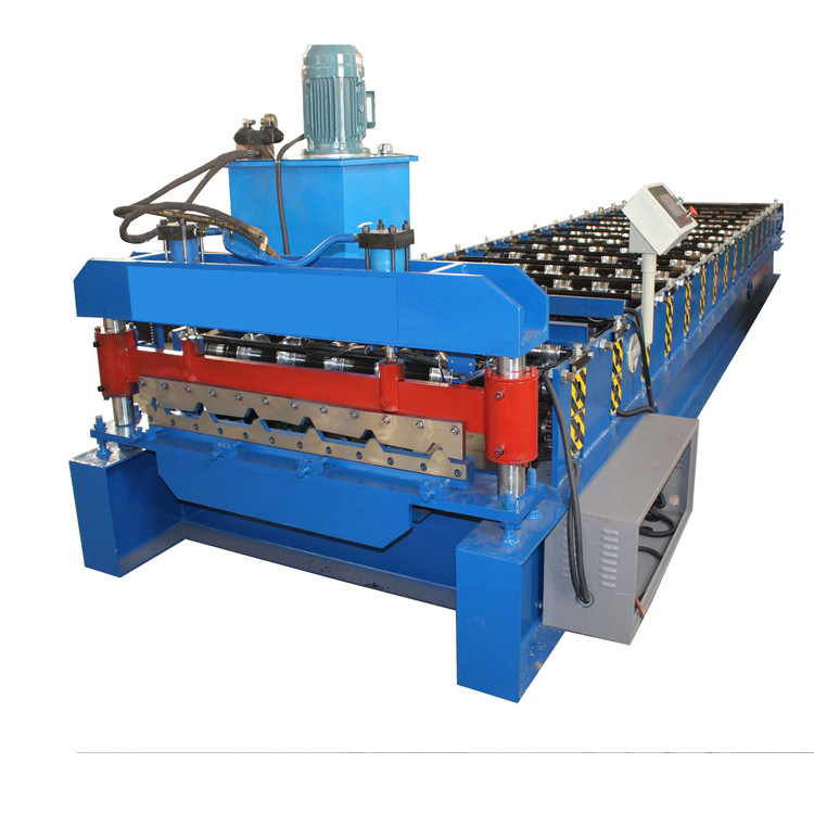 High Speed 45# Steel Roof Roll Forming Machine voor aluminium en kleurstaal