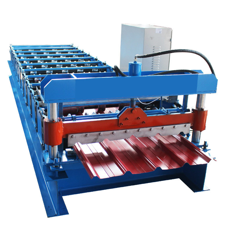 2T capaciteit keten aandrijving daktegel rollen vormmachine met 1250mm en 380V Power