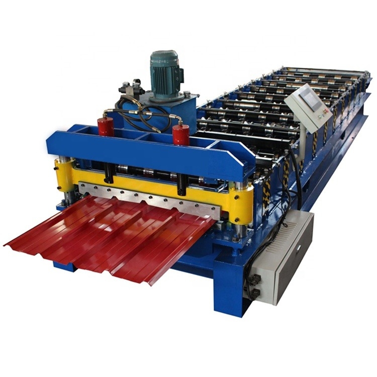 32 kW sandwichpaneelmachine PLC-gecontroleerde rollenvormende machine 3-6m/min