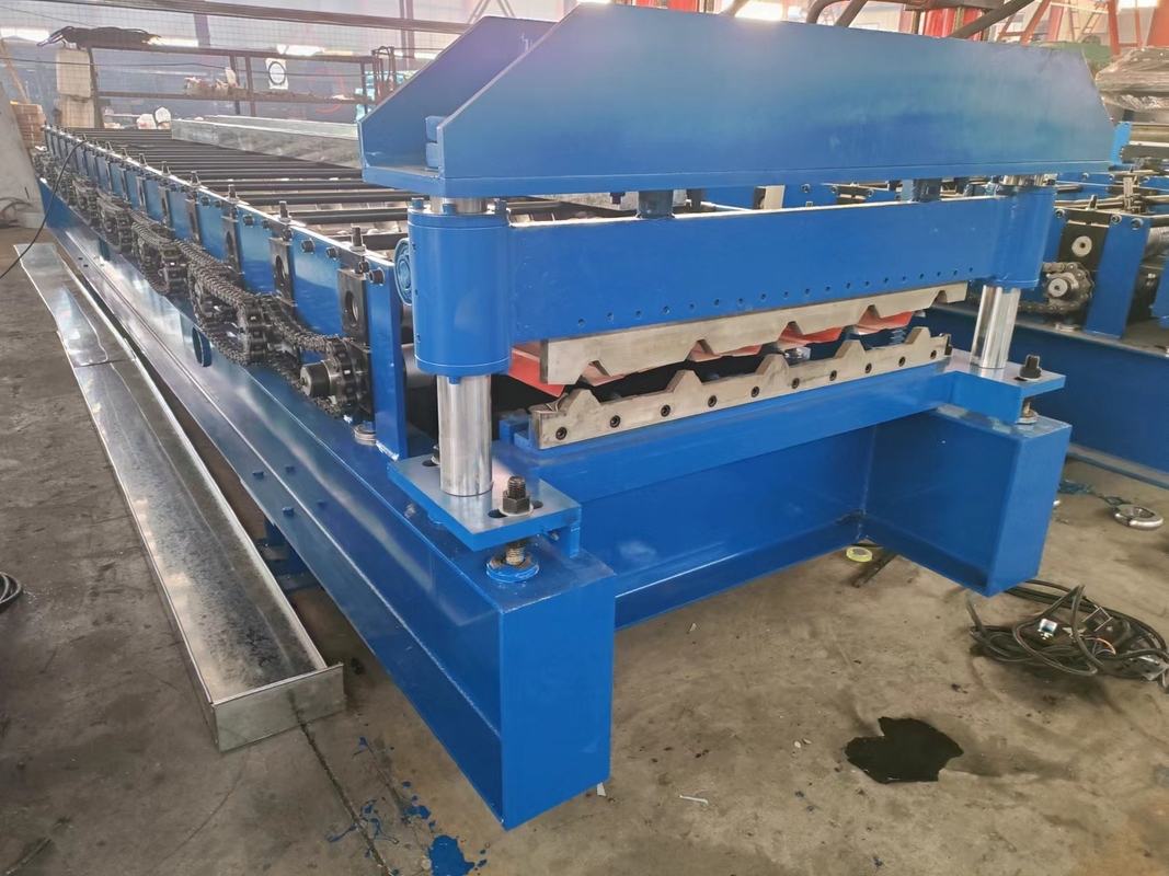 Nieuwste type populaire automatische gegalvaniseerde aluminium gekleurde staalprofiel metalen dakplaat maken machine