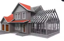 0.8-1.6mm Meerdere maten C89 C140 C200 Lichte stalen framing machine Lichte gauge roll vormmachine voor prefab huis