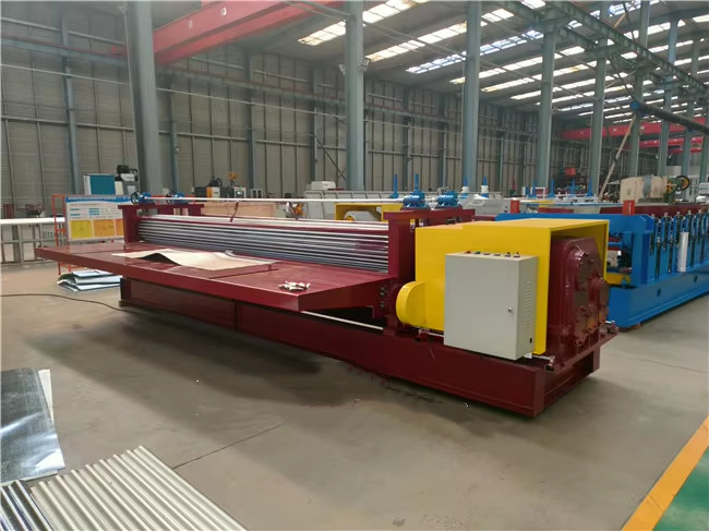 High Speed Barrel Drum Corrugated Roof Wall Sheet Panel Machine voor het vormen van dunne panelen