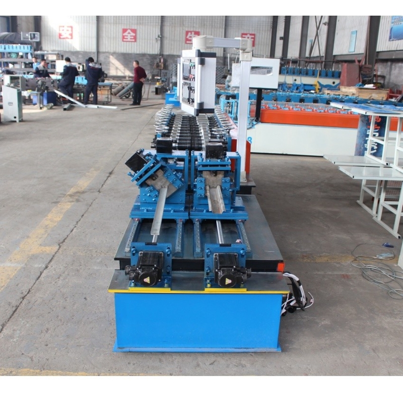 Twee-in-één Keel Stud And Track C U Drywall Roll Forming Machine voor dakwandpaneel