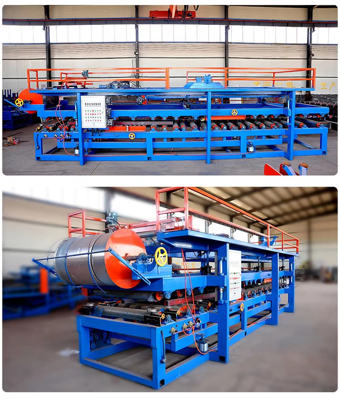 Brandwerend Rockwool Sandwich Panel Roll Sound Isolation High Speed EPS Rockwool Sandwich Roof Tile Panel Productielijn