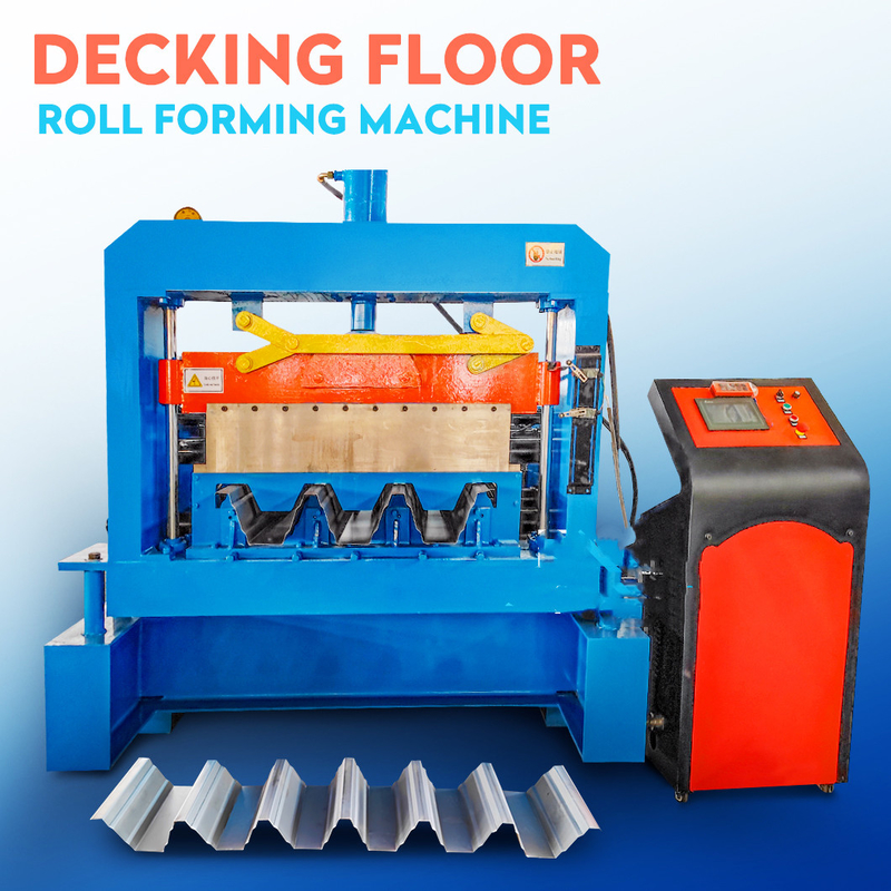 PLC besturing 0.3-0.6mm Dubbellaags Rolvormmachine 15m/Min Voor Ppgi Paneel Dak