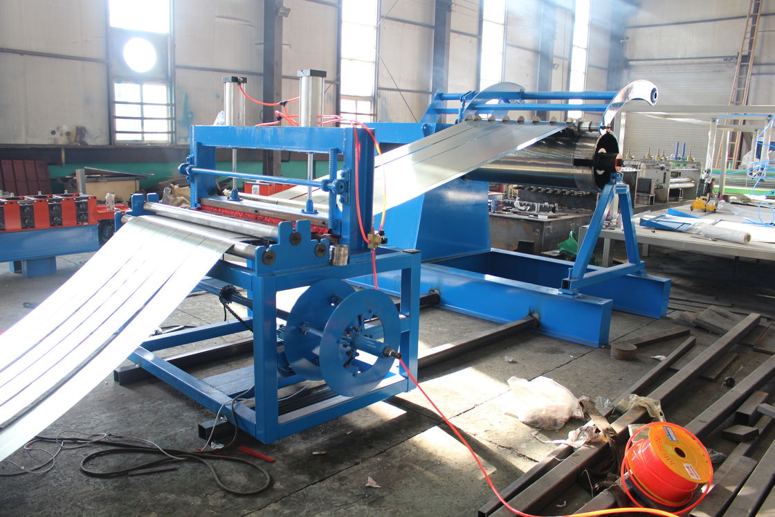 High speed steel coil slitter Slitting production line machine met hydraulische uncoiler en recoiler