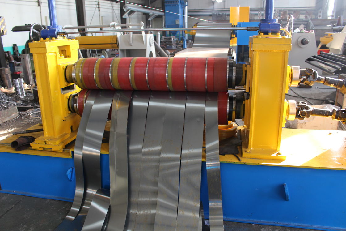 1200mm breedte 3-6mm staal spoel hoge snelheid slicing productielijn Machine met Hydraulische Uncoiler En Recoiler