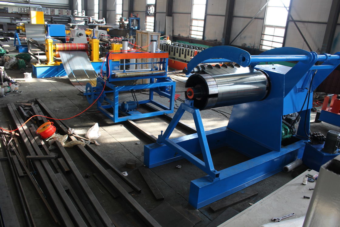 1200mm breedte 3-6mm staal spoel hoge snelheid slicing productielijn Machine met Hydraulische Uncoiler En Recoiler