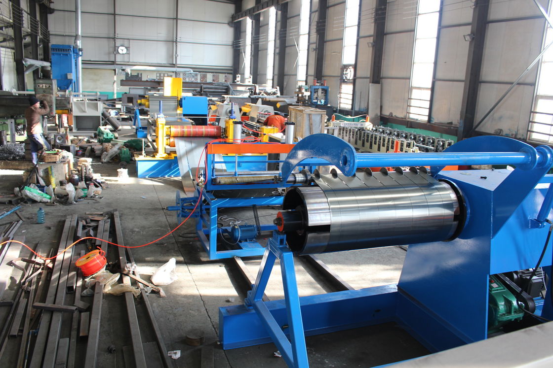 1200mm breedte 3-6mm staal spoel hoge snelheid slicing productielijn Machine met Hydraulische Uncoiler En Recoiler