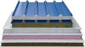 Hoog snelheids EPS Rockwool Sandwich Roof Tile Panel Productie Lijn voor de bouw