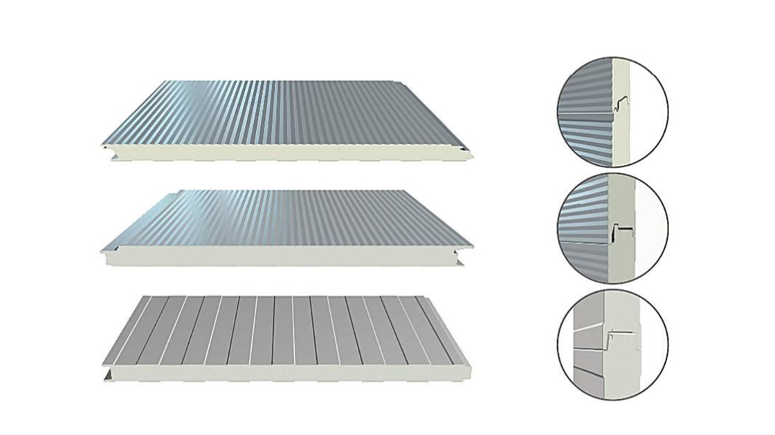 Hoog snelheids EPS Rockwool Sandwich Roof Tile Panel Productie Lijn voor de bouw
