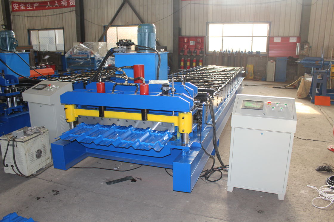 380v 50hz 2025 nieuw ontwerp Aanpassing Galvalume Roof Panel Roll Forming Machine Plc