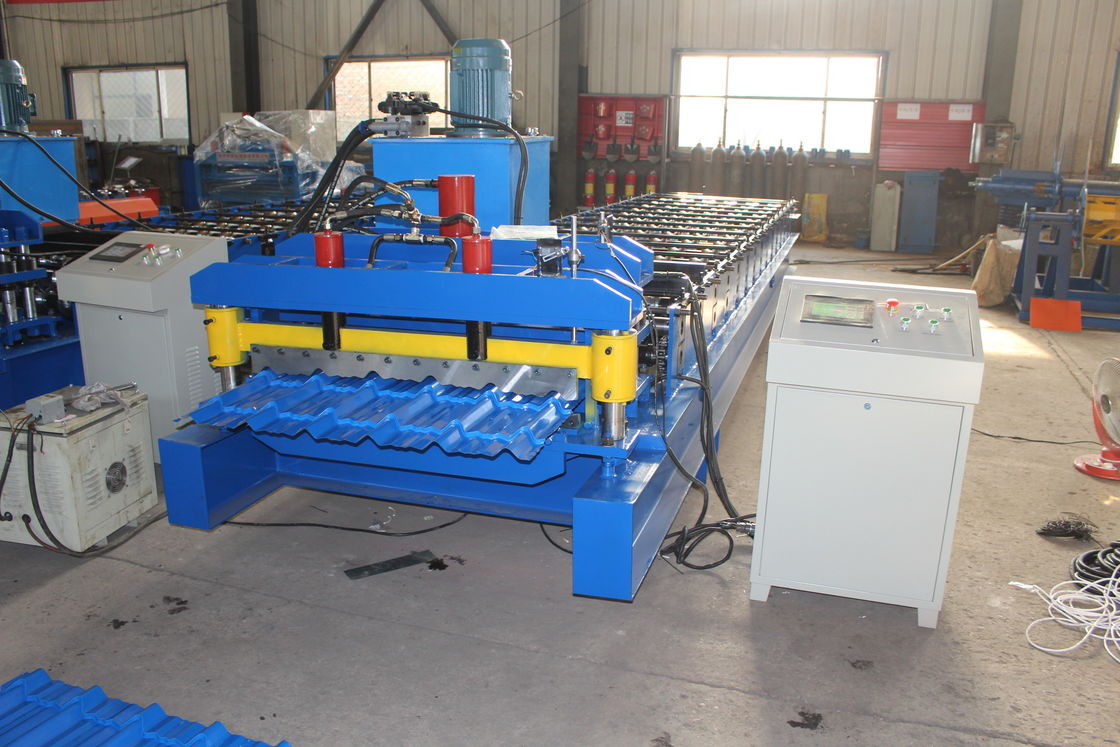 380v 50hz 2025 nieuw ontwerp Aanpassing Galvalume Roof Panel Roll Forming Machine Plc