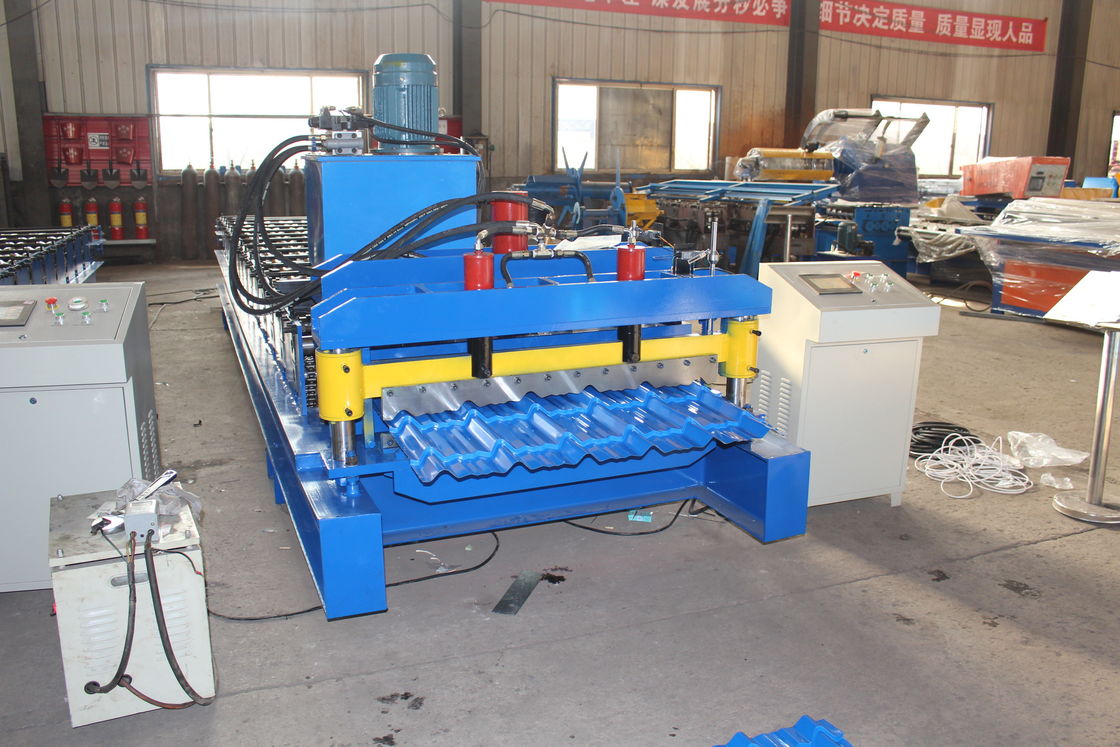 380v 50hz 2025 nieuw ontwerp Aanpassing Galvalume Roof Panel Roll Forming Machine Plc