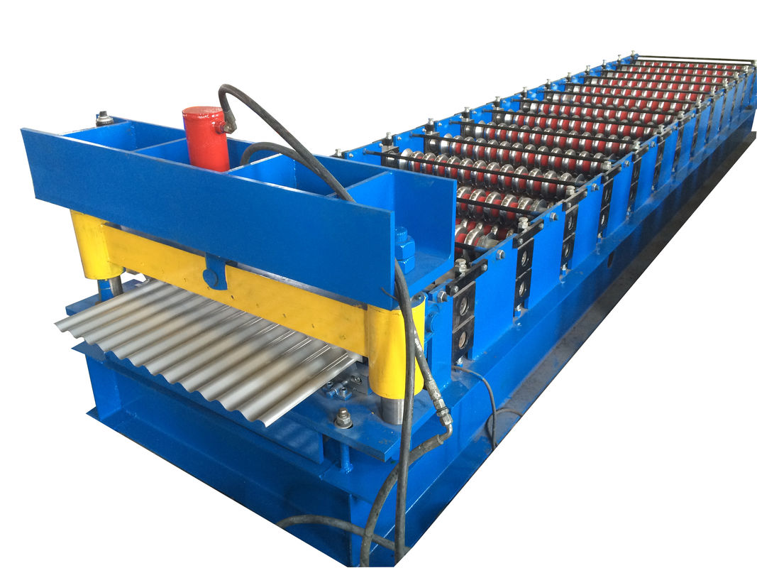 Volledig automatische rollenvormende machine voor gegolfde containerplaten 15 m/min