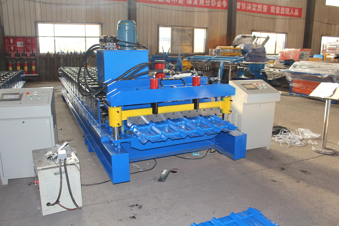 De fabrieksprijs voor 0,3-0,8 mm dikke geglazuurde dakplaat vormmachine