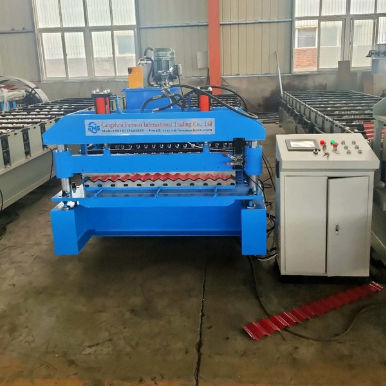 Standaard gegolfde gegalvaniseerde platen machine standaard gegalvaniseerde gegalvaniseerde platen lijn