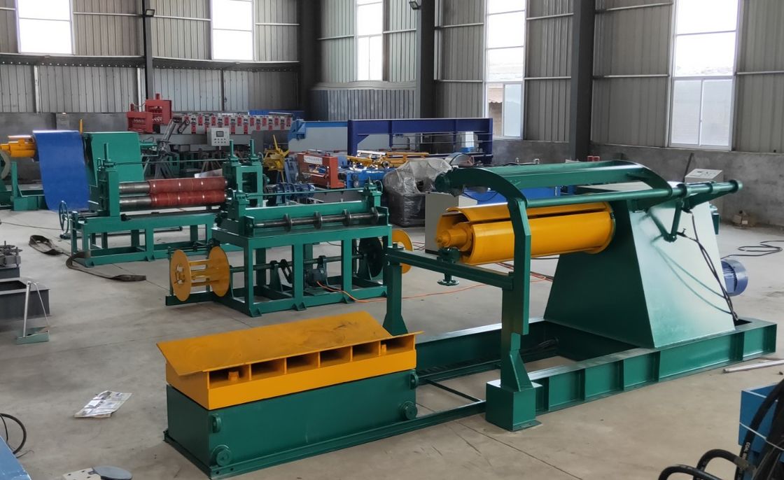 380v 50hz High Speed Steel Coil Slitter Slitting Production Line Machine met hydraulische uncoiler en recoiler
