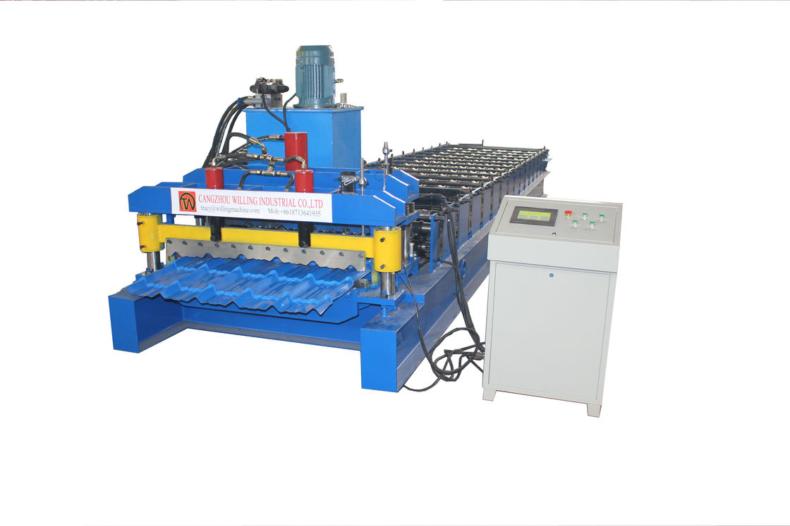 Hydraulisch Motor Verglaasd Tegelbroodje die Machine 34m/Min vormen Hoog rendement