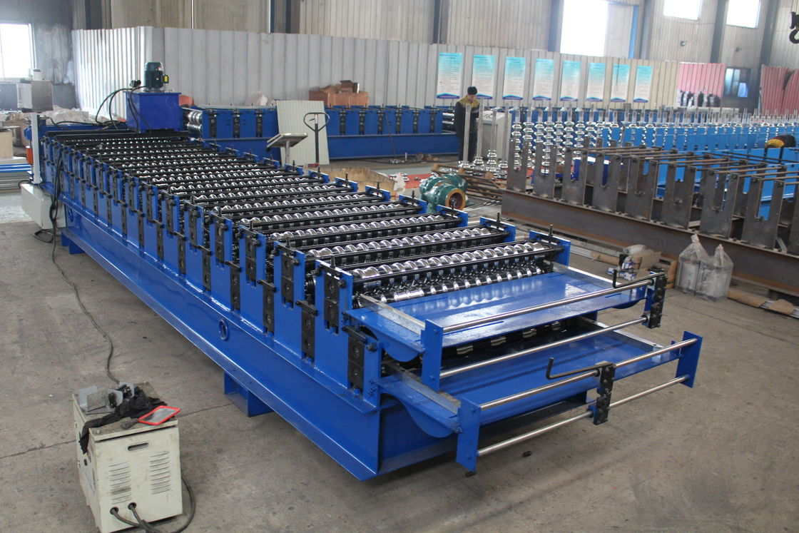 7.5kw dubbel Laagbroodje die Machinegi PPGI 25m/Min Anti Rusty vormen