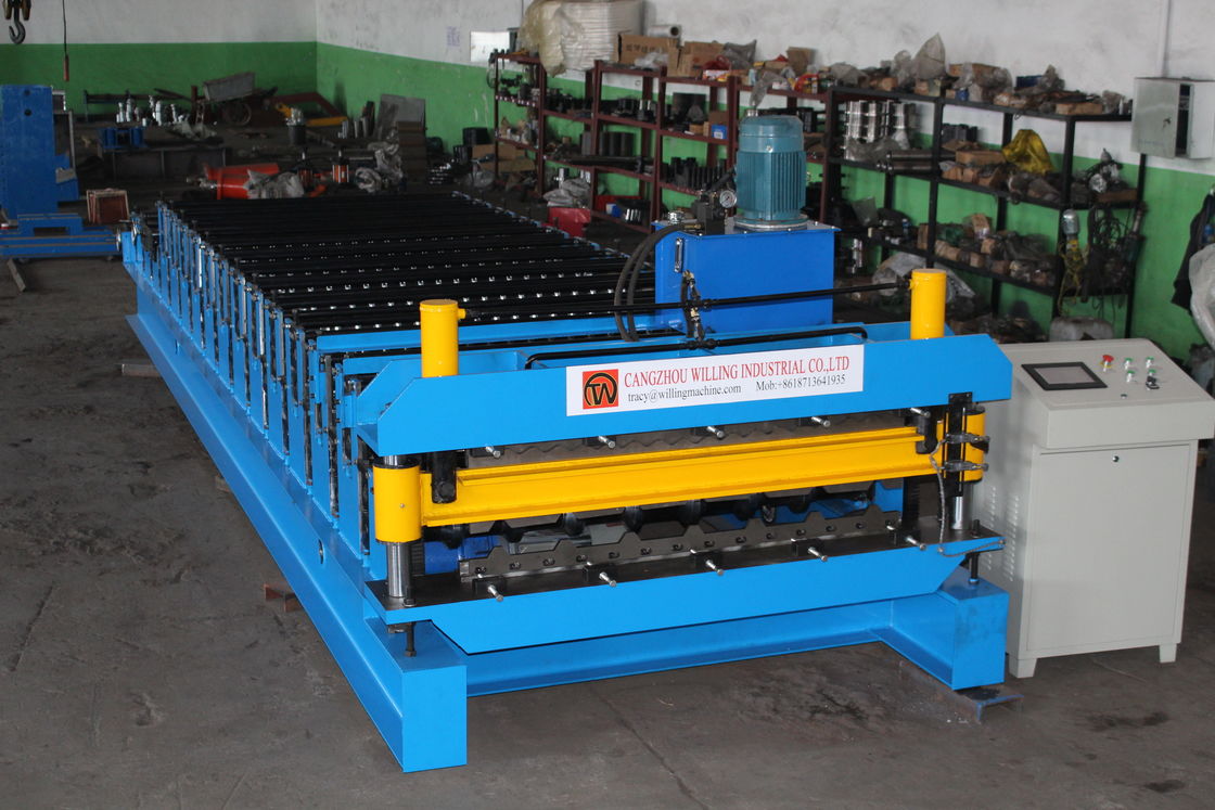 2024 Nieuwe 380V 60Hz 3Ph Double Layer Roof Roll Forming Machine 840 Trapezium en 836