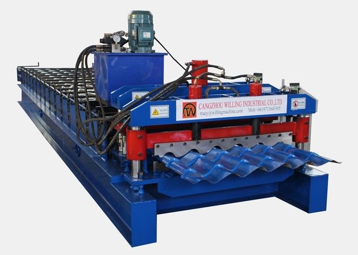 Openlucht Decoratief Verglaasd Tegelbroodje die Machine 0.50.6mm vormen Dikte
