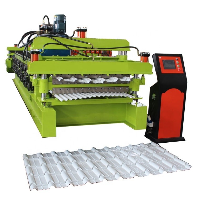 Golf Dubbel de Laagbroodje die van PPGI Machine Volledige Automatische Plc Controle vormen