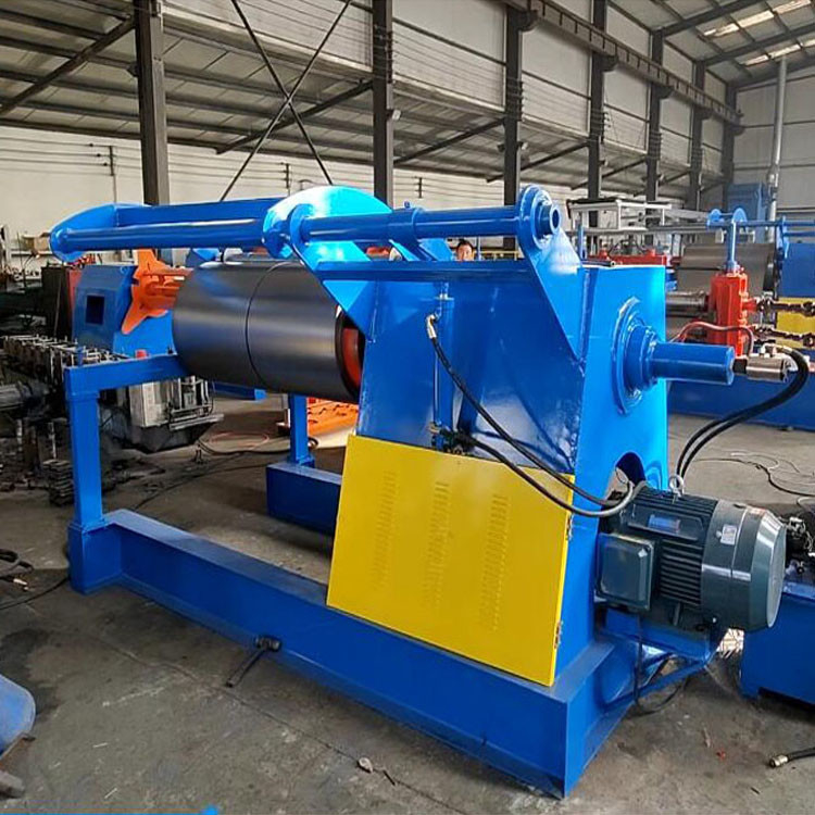 Hoge Precisie 0.3mm Hydraulische Decoiler-Machinewaaier van 1 Automatisch Ton To 25 Ton