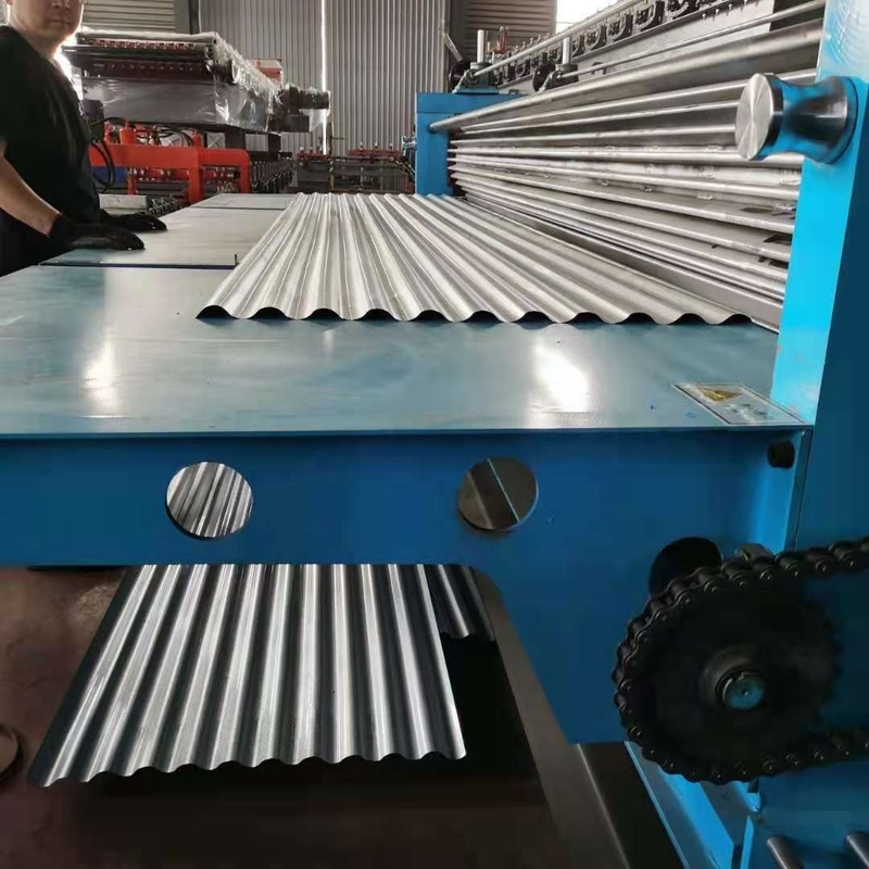 0.120.2mm Vat plooide Broodje Vormt Machine voor Dun Gegalvaniseerd Materiaal