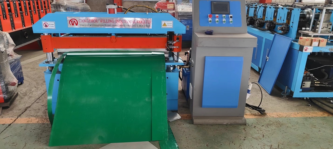 Snijmachine Automatische Besnoeiing aan de Troepsnijmachine van de Lengtelijn met Afgesneden Handboek en de V.N.-Coiler