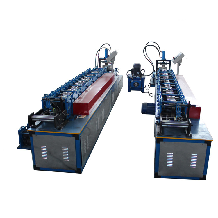 PLC-gestuurd 3T 380V Roll Up Door Forming Machine met hydraulisch snijden 15m/min