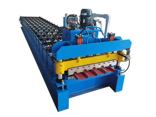 Trapezoïdale 5 Rib Roofing Roll Forming Machine voor Ibr-Blad