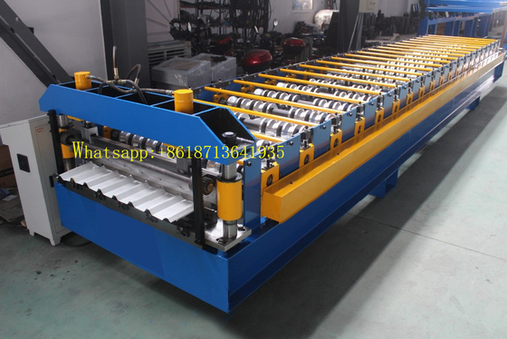 8 Rib Type Roof Tiles Making-Machine 18 Secties Eenvoudige Structuur