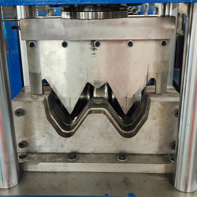 PLC Highway Guardrail Forming Machine 80 mm Roller Diameter