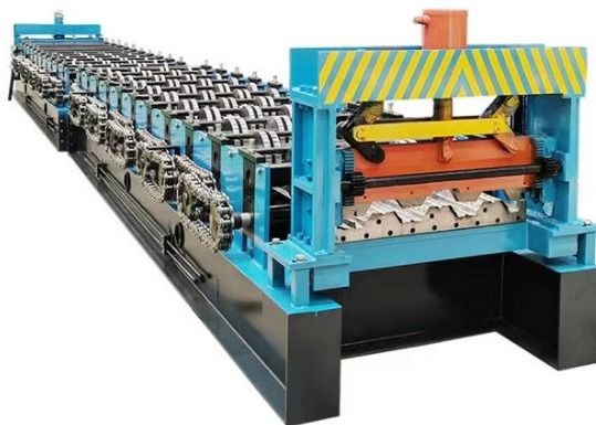 GI Steel Floor Decking Roll Forming Machine voor bouwmateriaal