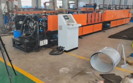 Volautomatische Downspout Pipe Roll Forming Machine Hoog rendement