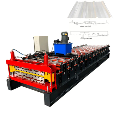 840 900 walst het Dubbele Laagibr Type Dak het Vormen van Machineplc Controle koud