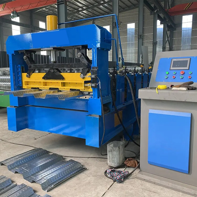 Staalstructuur 1020 het Broodje die van Vloerdecking Machine met PLC Systeem vormen