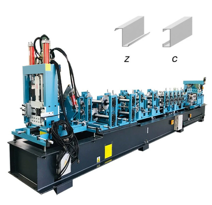 Het geautomatiseerde Broodje van CZ Purlin Machinenagel vormen en het Spoor die walsen Vroegere 5.5kw koud